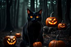 black-cat-and-jack-o-lanterns_11