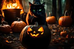 black-cat-and-jack-o-lanterns_12