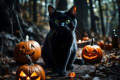 black-cat-and-jack-o-lanterns_2