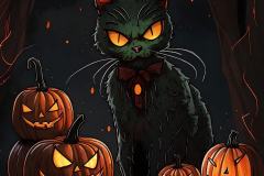 zombie-cat-and-pumpkins_6