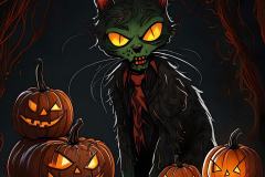 zombie-cat-and-pumpkins_8