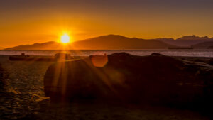 Jericho Beach Sunset, Vancouver, British Columbia